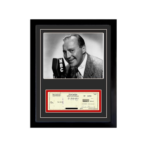 Jack benny signed cancelled - signed,